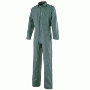 Cepovett - Combinaison de travail 1 Zip 100% coton Essentiels Vert Taille XL - XL vert 3184377361357