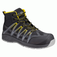 Coverguard - Chaussures de sécurité montantes jaune et noir ALUNI S3 Noir Taille 47 - 47 noir matière synthétique 5450564048201