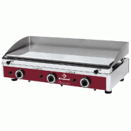 Diamond - Plaque de cuisson lisse, chromée, gaz - réf. PLANCHA/3CR-N - gris inox AKS-PLANCHA/3CR-N Diamond - Plaque de cuisson lisse, chromée, gaz - réf. PLANCHA/3CR-N - gris inox AKS-PLANCHA/3CR-N