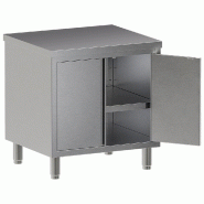 Diamond - Table armoire neutre, portes battantes - réf. TA87-SA3 - gris AKS-TA87-SA3