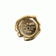 Etiquette cadeau effet cire A gift for you or - par 90