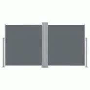 Helloshop26 - Auvent latéral rétractable 100 x 600 cm anthracite 02_0007105 - aluminium 3000380682725