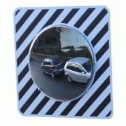 Miroir routier et agglomération / optique Ø 600, cadre 900 x 900
