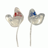 Paire de bouchons d'oreilles silicone moulés CE anti-bruit 20 dB - BCHORSLML-AV01
