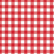Papstar 100 serviettes, 3 épaisseurs, pli en 1/4, 33 cm x 33 cm, rouge "Vichy Karo" - rouge papier 87102