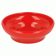 Pot à sauce mélamine rouge 15cl Ø10,2x3,2cm - par 48