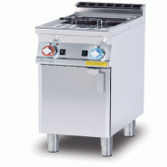 Redcook Cuiseur de pâtes à gaz 1 bac 25 lt. Cm 30,5x33,5x32,7h. Construction en acier inoxydable. Dimensions 40x70,5 h90 cm. Modèle CP-74G - 1868