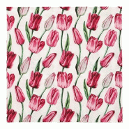 Serviettes, 3 plis pliage ¼ 33 cm x 33 cm "Tulip" (200 unités) PAPSTAR - multicolore papier 89084-C