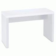 Table gigogne gigone Flexia blanc L.90xP40xH60cm