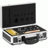 TEM - TEM MKUTLES1MG500GRE2 Lot Jeu Poids Étalon De Précision Pour Balance Calibrage (Lot de 24 pièces, Jeu de poids étalons E2, 1-500 - 4062859039552