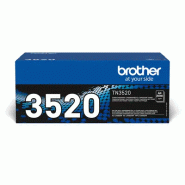 TN-3520 - Cartouche de toner Brother originale à  très haut rendement  Noir