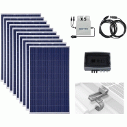 Vertsun - kit 10 panneaux solaires autoconsommation - ka10mpv