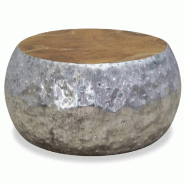 VidaXL Table basse Aluminium Teck 60x60x30 cm  Modèle Atlas Studio Pro - 244549