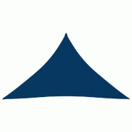 VidaXL Voile de parasol tissu oxford triangulaire 5x5x6 m bleu Modèle Soleil Mu Prime - bleu 135568