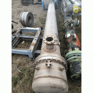 Échangeur de chaleur tubulaire en acier inoxydable 316 - 89 m² - Référence : C13633