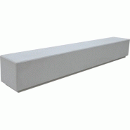 Banc public en béton moderne lebeau moulages beton monobloc 45x45cm