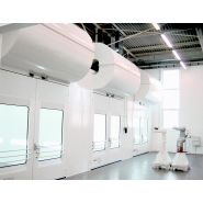 Cabine de peinture liquide modulable et personnalisable