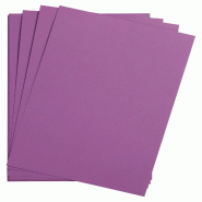 Clairefontaine Etui de 25 feuilles de papier Maya, 270 g/m², A1, coloris violet - violet 97959C