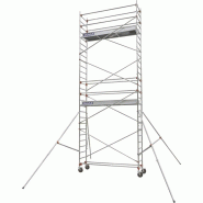 Echafaudage roulant alu - altitude alu - long. 2m55 - base std - gc lisses - DUARIB ld | 613812_0
