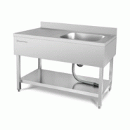 Évier Inox Professionnelle 100 x 60 cm - Equipementpro - SA-106R Évier Inox Professionnelle 100 x 60 cm - Equipementpro - SA-106R