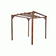 HABRITA pergola en bois thermo chauffé 8.88 m² sans couverture th3030 - beige 3760161079839