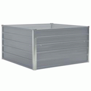 Helloshop26 - Jardinière 100 x 100 x 45 cm acier galvanisé gris 02_0000784 - 3000071171538 Helloshop26 - Jardinière 100 x 100 x 45 cm acier galvanisé gris 02_0000784 - 3000071171538