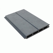 Lame de clôture bois composite - Gris anthracite - L 148 cm x l 15.6 cm x E 19 mm - Design moderne et modulable_0