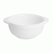 Lot de 6 bols 250 ml avec oreilles, en porcelaine blanche, WHITEWARE