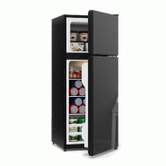Merax réfrigérateur 92 L avec congélateur, combiné 64 L + 28 L, 138 kWh/an, 45 dB, noir - noir multi-matériau N635P416595S