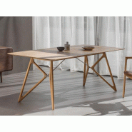 Table de réunion en bois massif Tink Gazzda