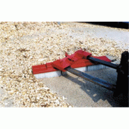 Balais pour élévateur pivotant - 1.5 m de large (350mm x 1500 mm x 300 mm) - pour intérieur et extérieur