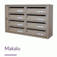 Boîtes aux lettres collectives makalu / intérieure