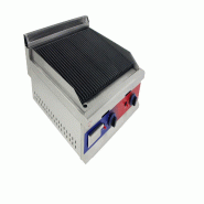 Gasfrit - Barbecue Gril Double à Gaz avec Pierre de Lave 668 x 430 x 270 mm - GF019B