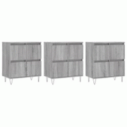 Helloshop26 - Buffet bahut commode armoire meuble de rangement organisateur cuisine salle de séjour salons 3 pcs sonoma bois 02_0037189 - 30002132608 Helloshop26 - Buffet bahut commode armoire meuble de rangement organisateur cuisine salle de séjour salons 3 pcs sonoma bois 02_0037189 - 30002132608