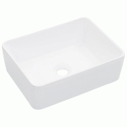 Helloshop26 - Lavabo salle de bain 40 cm céramique blanc 02_0002628 - 3000101251537