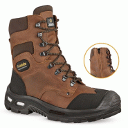 Jallatte - Rangers de sécurité marron et noire JALBARAD SAS S3 CI SRC Marron / Noir Taille 39 - 39 marron matière synthétique 8033546383872
