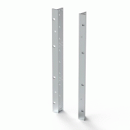 SCHROFF EuropacPRO 19" Support pour joint textile, type F, trous de poignée, 9 U