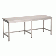 Table 800 ouvert en bas longueur 1700 inox - P7812.0201