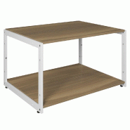 Table de présentation Cage blanc 105x80x60cm olivier