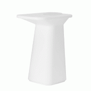 Table haute design in & out NOMA - blanc