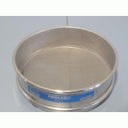 Tamis de test en acier inox PROLABO 200x50mm - 40 µm (0,04mm) Tamis de test en acier inox PROLABO 200x50mm - 40 µm (0,04mm)