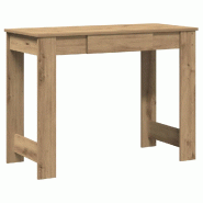 VidaXL Bureau chêne artisanal 100x45x75 cm bois d'ingénierie Modèle Vega Line Plus - 860435