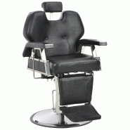 Vidaxl chaise de barbier noir 72x68x98 cm similicuir 110167