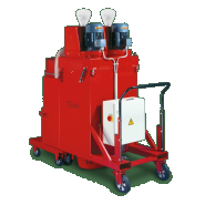 Aspirateur industriel Ruwac DS4 - triphasé 15 kW, capacité 200 l, filtre 11-16,8 m²