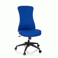 Chaise de bureau / chaise pivotante OFFICE XT tissu bleu hjh OFFICE - bleu polyester 760013