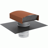 Chapeau toiture métal couleur tuile - AXELAIR - CTTM355