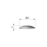 Clou podotactile a coller en acier zingue noir (cf)_1