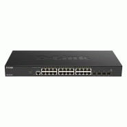 D-Link DXS-1210-28T commutateur réseau Géré L2/L3 10G Ethernet (100/1000/10000) 1U Noir