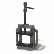 EBERTH Etau pour perceuse en fonte grise et acier, Largeur des mâchoires 125mm, Largeur de serrage maximale 100mm - noir fonte BV3-125F