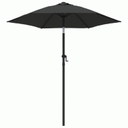 Helloshop26 - Parasol extérieur 200 x 211 cm aluminium anthracite 02_0008040 - 3000430582722